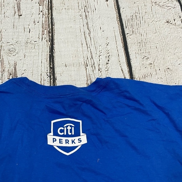 New York Mets MLB Baseball Citi Field The 7 Line Crewneck Tee Top Shirt - Picture 4 of 6